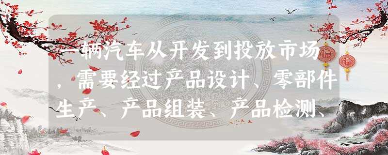 一辆汽车从开发到投放市场,需要经过产品设计、零部件生产、产品组装、产品检测、产品包装等若干道工序和环节,需要各工序中的生产工人密切协作。这说明A.社会生产中 一辆汽车从开发到投放市场,需要经过产品设计、零部件生产、产品组装、产品检测、产品包装等若干道工序和环节,需要各工序中的生产工人密切协作。这说明A.社会生产中