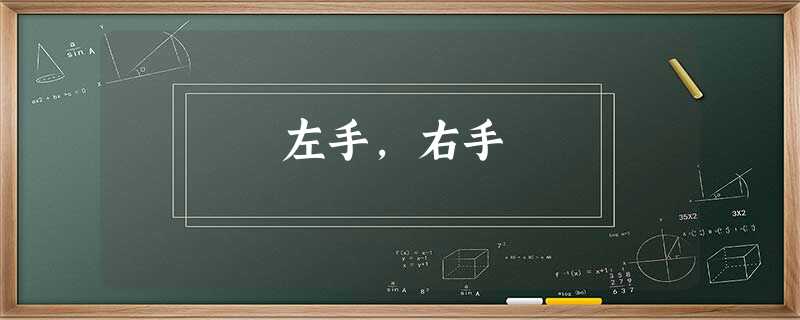 左手,右手 左手,右手