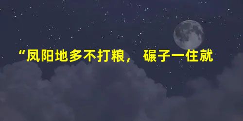 “凤阳地多不打粮, 碾子一住就逃荒。只见凤阳女出嫁,不见新娘进凤阳。”“1979年凤阳全县粮食产量比1978年增长49%,卖给国家粮食4450万千克。”出现这种 “凤阳地多不打粮, 碾子一住就逃荒。只见凤阳女出嫁,不见新娘进凤阳。”“1979年凤阳全县粮食产量比1978年增长49%,卖给国家粮食4450万千克。”出现这种