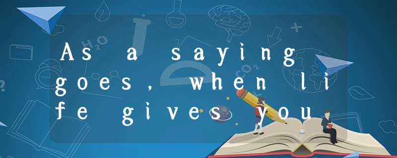 As a saying goes, when life gives you lemons, then make lemonade. But how is del As a saying goes, when life gives you lemons, then make lemonade. But how is del