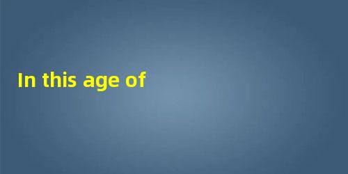 In this age of Internet chat, videogames and reality television, there is no sho In this age of Internet chat, videogames and reality television, there is no sho