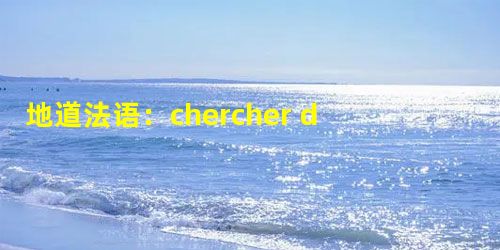 地道法语:chercher des poux dans la tête 地道法语:chercher des poux dans la tête