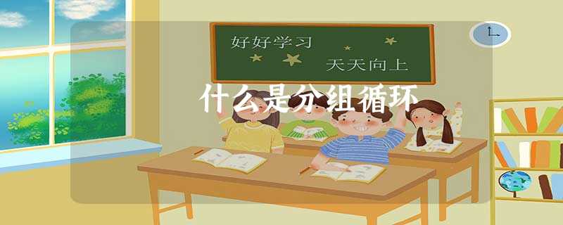 什么是分组循环