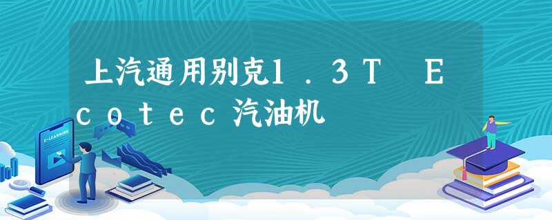 上汽通用别克1.3T Ecotec汽油机 上汽通用别克1.3T Ecotec汽油机