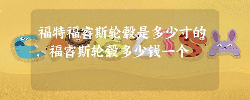 福特福睿斯轮毂是多少寸的,福睿斯轮毂多少钱一个 福特福睿斯轮毂是多少寸的,福睿斯轮毂多少钱一个