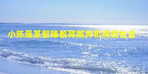 小陈是某智障教育服务机构的社会工作者,为了使孩子们有更多的机会了解社会生活,提高孩子们的社会适应能力,他经常带着孩子们外出,学习乘坐公交车, 小陈是某智障教育服务机构的社会工作者,为了使孩子们有更多的机会了解社会生活,提高孩子们的社会适应能力,他经常带着孩子们外出,学习乘坐公交车,