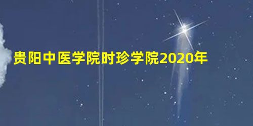 贵阳中医学院时珍学院2020年报名条件、招生要求 贵阳中医学院时珍学院2020年报名条件、招生要求