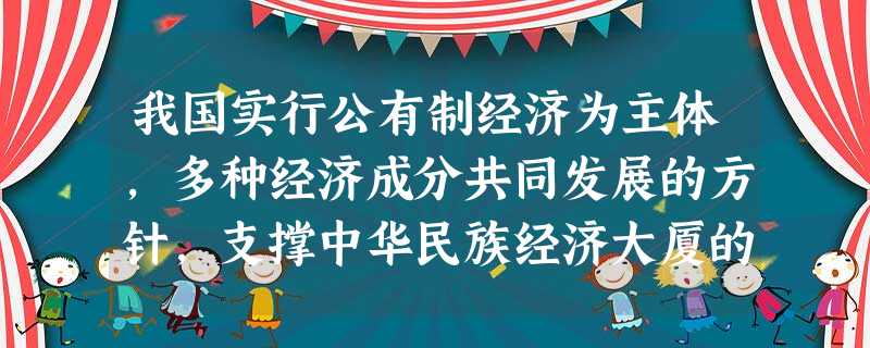 我国实行公有制经济为主体,多种经济成分共同发展的方针,支撑中华民族经济大厦的 我国实行公有制经济为主体,多种经济成分共同发展的方针,支撑中华民族经济大厦的