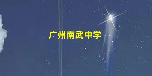 广州南武中学 广州南武中学