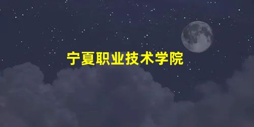 宁夏职业技术学院 宁夏职业技术学院