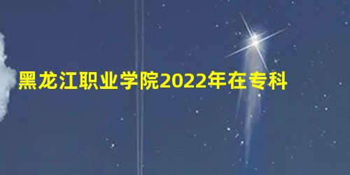 黑龙江职业学院2022年在专科院校中的排名 黑龙江职业学院2022年在专科院校中的排名