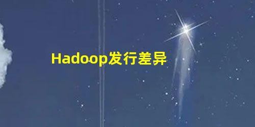 Hadoop发行差异 Hadoop发行差异