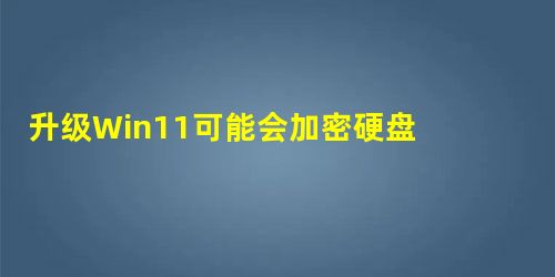 升级Win11可能会加密硬盘 教你自查的方法预防被加密 升级Win11可能会加密硬盘 教你自查的方法预防被加密