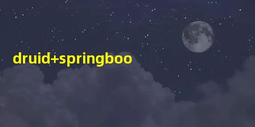 druid+springboot 配置监控页面,监控慢sql,sql注入,去底部广告 druid+springboot 配置监控页面,监控慢sql,sql注入,去底部广告