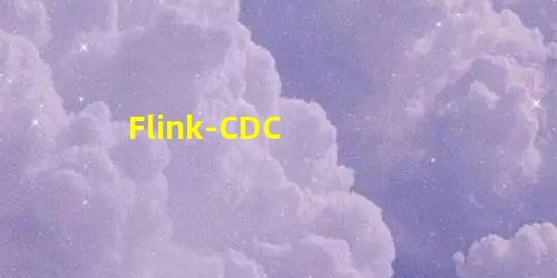 Flink-CDC Flink-CDC
