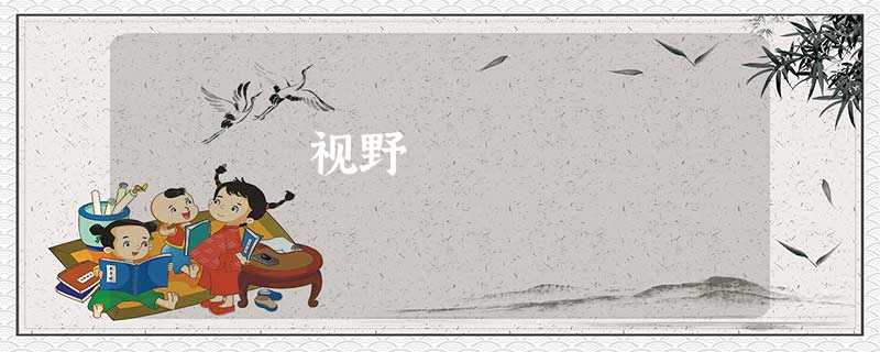 视野 视野