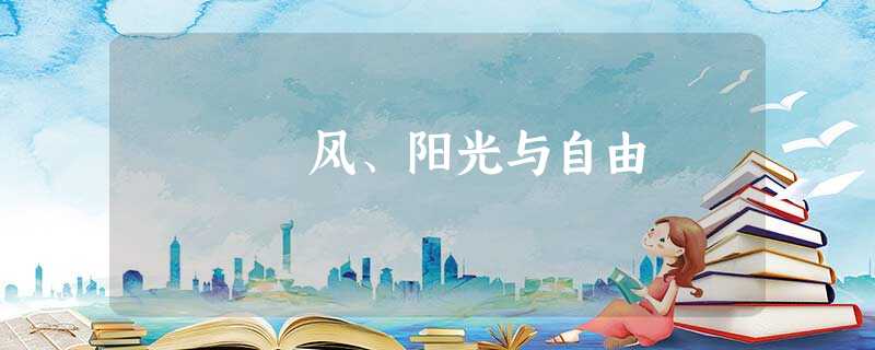 风、阳光与自由 风、阳光与自由