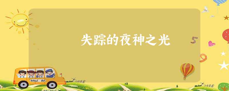 失踪的夜神之光 失踪的夜神之光
