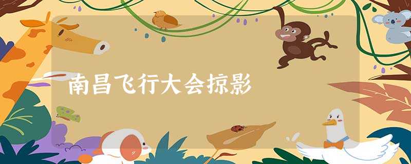 南昌飞行大会掠影 南昌飞行大会掠影