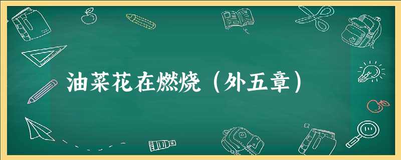 油菜花在燃烧(外五章) 油菜花在燃烧(外五章)