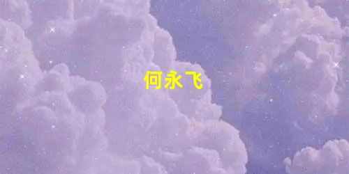 何永飞 何永飞