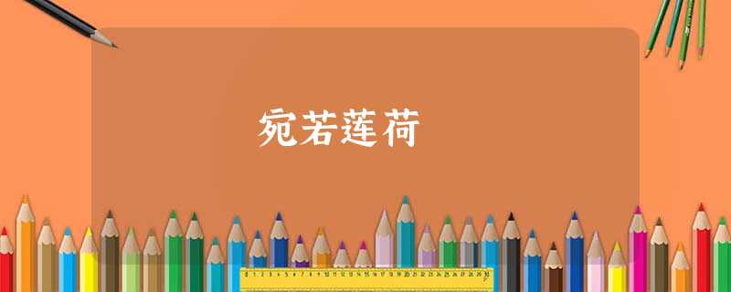 宛若莲荷 宛若莲荷