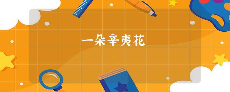 一朵辛夷花 一朵辛夷花
