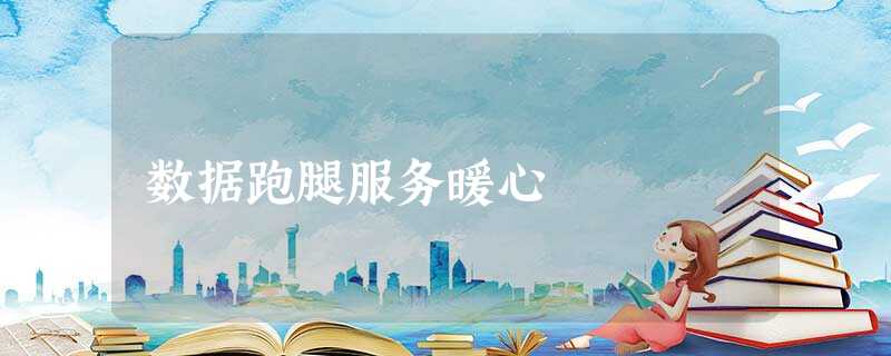 数据跑腿服务暖心 数据跑腿服务暖心