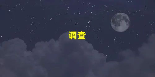 调查 调查