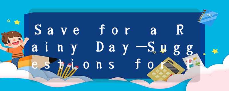 Save for a Rainy Day—Suggestions for Fighting Internet Shopping Packaging Pollution Save for a Rainy Day—Suggestions for Fighting Internet Shopping Packaging Pollution