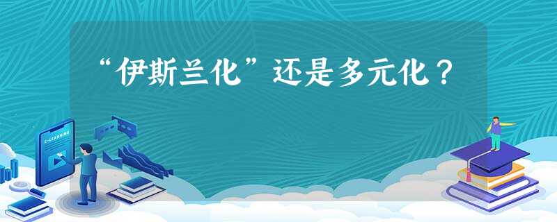 “伊斯兰化”还是多元化? “伊斯兰化”还是多元化?