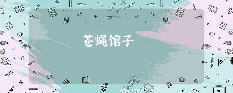 苍蝇馆子 苍蝇馆子