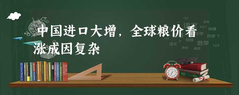 中国进口大增,全球粮价看涨成因复杂 中国进口大增,全球粮价看涨成因复杂