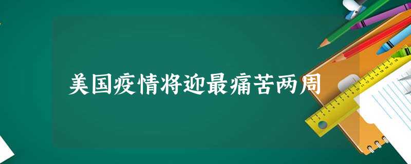 美国疫情将迎最痛苦两周 美国疫情将迎最痛苦两周