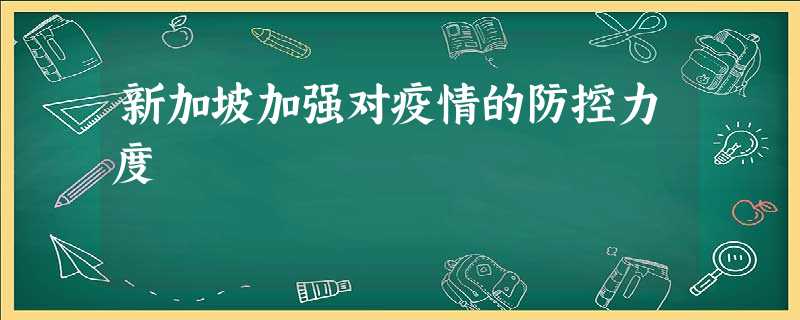 新加坡加强对疫情的防控力度 新加坡加强对疫情的防控力度
