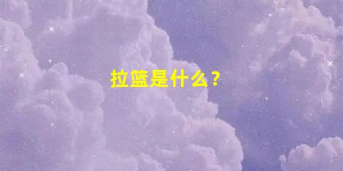 拉篮是什么? 拉篮是什么?
