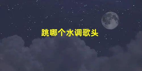 跳哪个水调歌头 跳哪个水调歌头