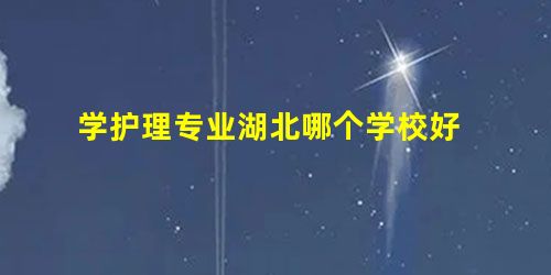 学护理专业湖北哪个学校好 学护理专业湖北哪个学校好