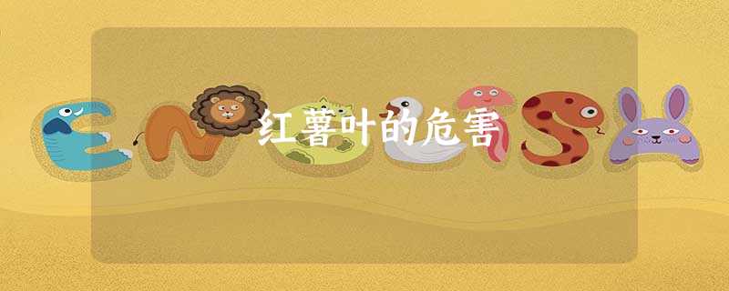 红薯叶的危害 红薯叶的危害