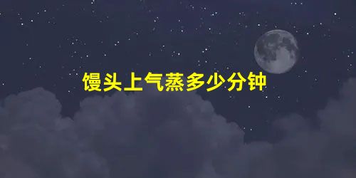馒头上气蒸多少分钟 馒头上气蒸多少分钟