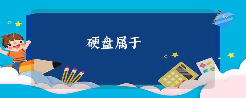 硬盘属于 硬盘属于