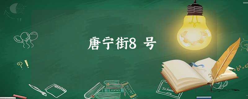 唐宁街8号 唐宁街8号