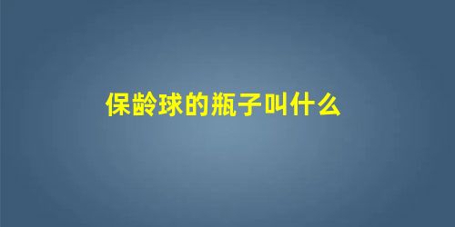 保龄球的瓶子叫什么 保龄球的瓶子叫什么