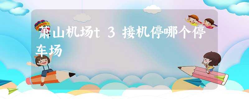 萧山机场t3接机停哪个停车场 萧山机场t3接机停哪个停车场