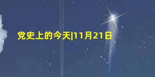 党史上的今天|11月21日 党史上的今天|11月21日
