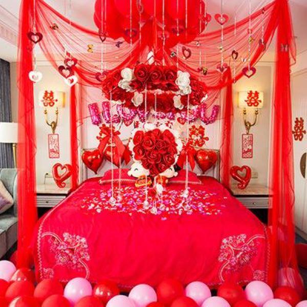 婚房拉花怎么挂不留痕迹