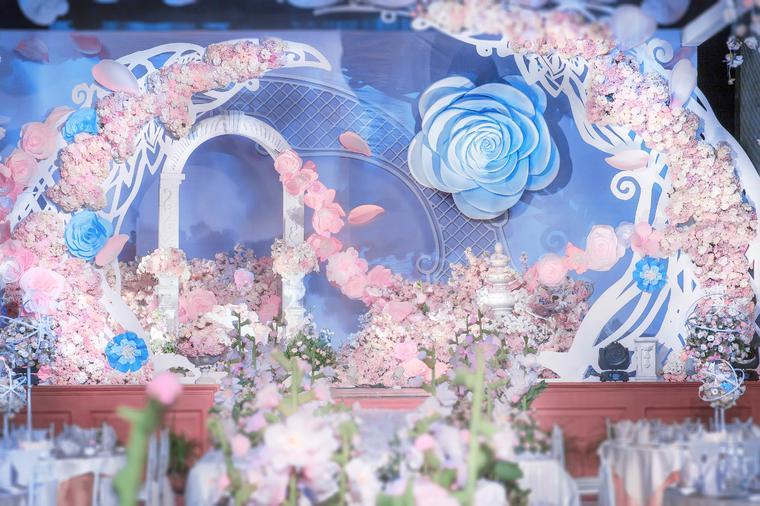 室内婚礼现场布置效果图2020