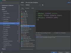 JetBrains IDE 创建文件模板