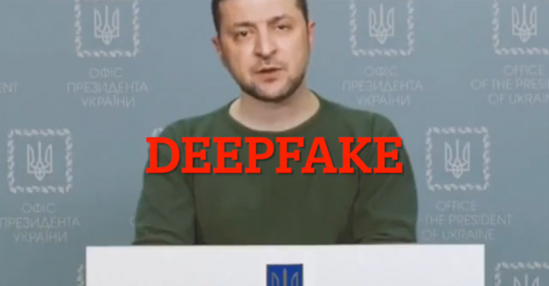 Deepfake首次参与战争！乌克兰总统被伪造投降视频，无奈推特辟谣