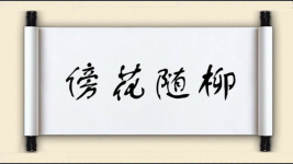傍花随柳图片